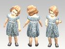 Sims 4 — Toddler floral summer dress by amberleilani — A cute floral dress with white ruffles! Re colour of base game