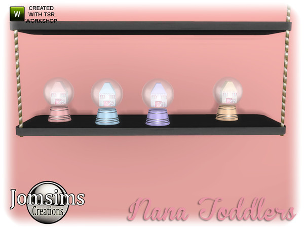 Sims 4 — nana toddlers snow ball deco by jomsims — nana toddlers snow ball deco