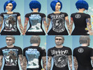 Sims 4 — Amon Amarth & SlipKnoT T-Shirts for Female/Male by NemesisDubs — Its my first try to make a new cloth