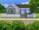 Sims 4 — The Pelham by hgshoush2 — This small home is big on charm. The floor plan includes a multi-paned bay window,