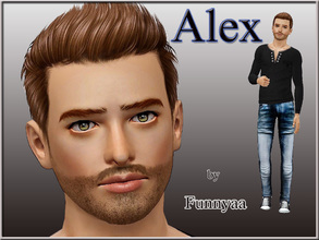 Sims 3 — Alex by Funnyaa by Funnyaa — Alex by Funnyaa Alex is a young handsome sim. I hope you will like him. Please do
