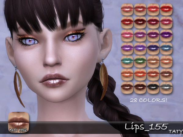 Sims 4 — [Ts4]Taty_Lips_155 by tatygagg — Female Human, Alien Teen to Elder Hq Compatible