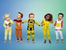 Sims 4 — Toddler TV Pajamas by Shadowlily — What was your favorite TV show?