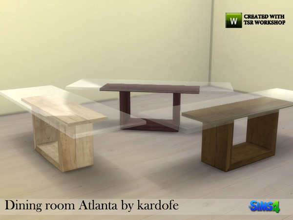 Sims 4 — kardofe_Dining room Atlanta_DinigTable by kardofe — Dining table, modern design, combining the coolness of the