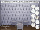 Sims 4 — Random Wallpaper Pack 01 by DreamWeaver_Sims — - 10 geometric wallpapers - one file - 3 wall sizes PLEASE DONT: