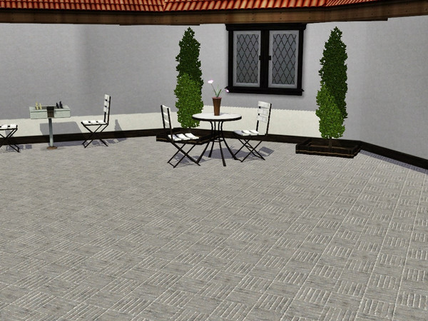 Sims 3 — Paving 4 by Prickly_Hedgehog — Basket weave paving pattern. Found in masonry