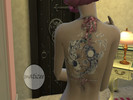 Sims 4 — Tattoo koi by matizee by matizee — Tattoo, Female : Fish koi 