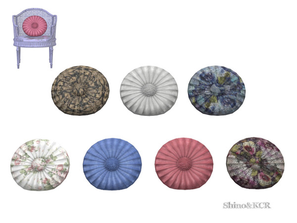 Sims 4 — Shabby Chic Bedroom - Pillow by ShinoKCR — Trendy Shabby Chic Furniture for your Sims find it under Sculptures 