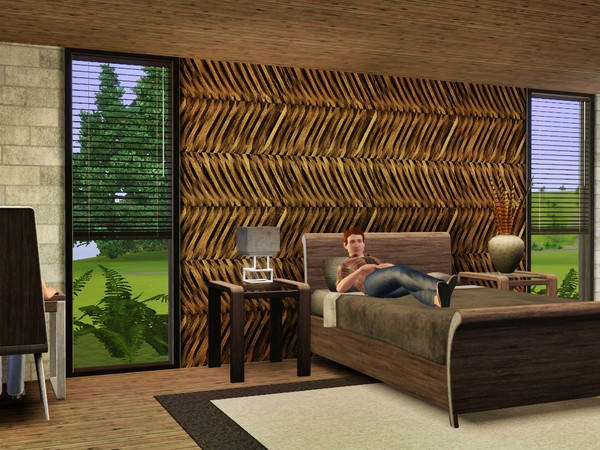 Sims 3 — Wooden Decowall 2 by Prickly_Hedgehog — Wooden pattern for decorative walls