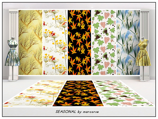 Sims 3 — Seasonal_marcorse by marcorse — Five seasonal patterns - 2 for Winter as thet is what is on my mind right now