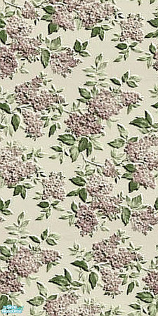 Sims 2 — Textured Lilacs - Individual Item by Lorah — In chooses of white, mauve, sea green, and cream paint this