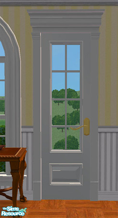 Sims 2 — Georgian French Door by phoenix_phaerie — Georgian-style French door. Note: Requires the Georgian Entry door. 