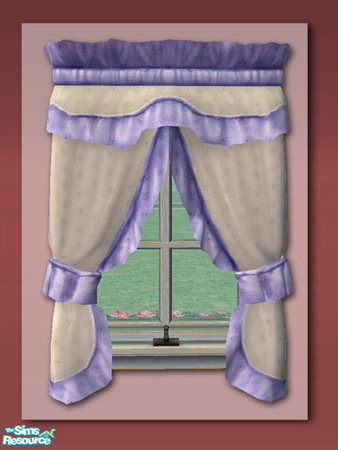 Sims 2 — Window Dressing - White by Shakeshaft — Part of a bumper set of various recolours of the Seasons Window Dressing