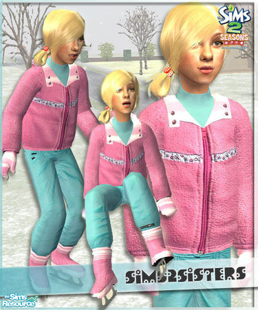 Sims 2 — S2S Collection No. 184014 ChF - 1 by sims2sisters — Outerwear for you little girls. Enjoy!