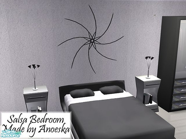 Sims 2 — Salsa Walldecoration by AnoeskaB — Modern elegant walldecoration. Part of the Salsa Bedroomset.