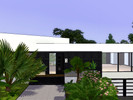 Sims 3 — WS. (unfurnished) by CaDee — A modern designer home with a lushes garden, 3 bedrooms, 3.5 baths, a 3-car garage