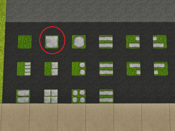 Sims 3 — Grass One Tile by Prickly_Hedgehog — Luscious grass with one large tile