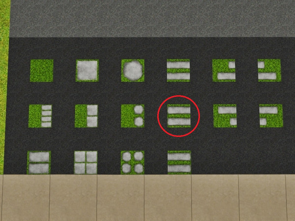 Sims 3 — Grass Long Left by Prickly_Hedgehog — Luscious grass with two long tiles that end on the left