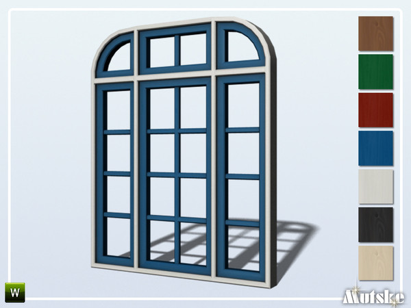 Sims 4 — Window Sevilla Tall 2x1 by Mutske — This window is part of the Sevilla Contructionset. Made by Mutske@TSR. 
