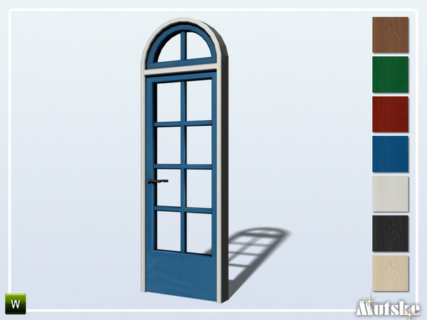 Sims 4 — Door Sevilla Single 2x1 by Mutske — This door is part of the Sevilla Contructionset. Made by Mutske@TSR. 