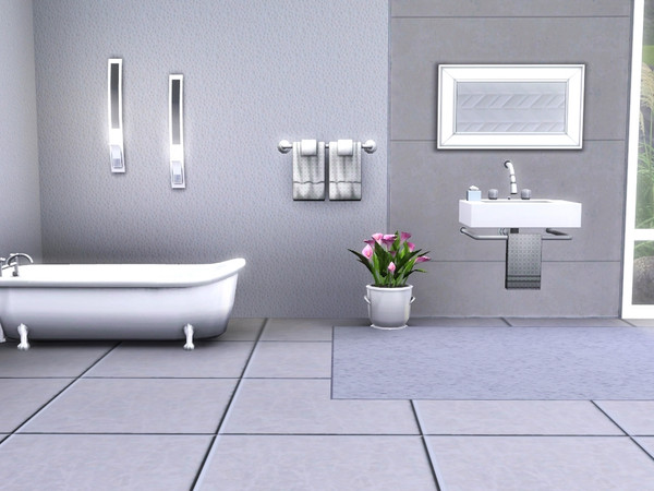 Sims 3 — White Bubbles by Prickly_Hedgehog — White bubbles pattern on white background. Found under miscellaneous.