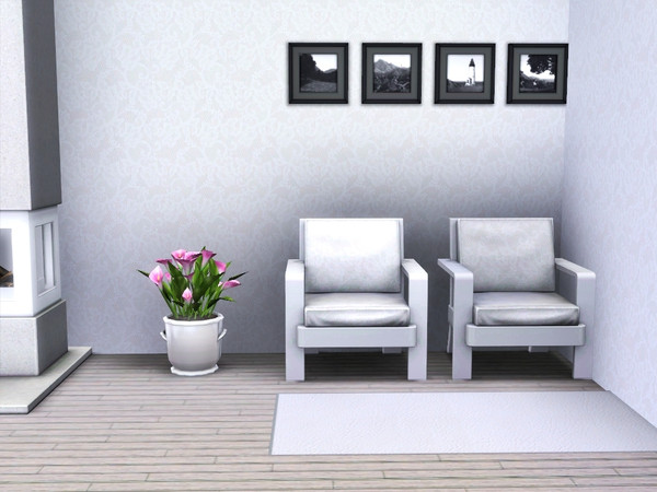 Sims 3 — White Lace Small by Prickly_Hedgehog — Smaller white lace pattern on white background. Found under fabrics.