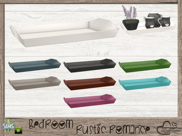 Sims 4 — Bedroom Rustic Romance Deco Tablet by BuffSumm — Part of the *Bedroom Rustic Romance* ***TSRAA***