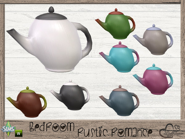 Sims 4 — Bedroom Rustic Romance Deco Coffeecan by BuffSumm — Part of the *Bedroom Rustic Romance* ***TSRAA***
