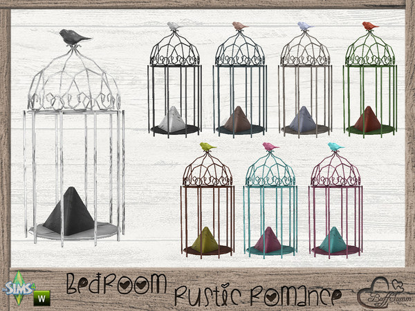 Sims 4 — Bedroom Rustic Romance Deco Cage by BuffSumm — Part of the *Bedroom Rustic Romance* ***TSRAA***