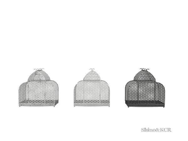 Sims 4 — Shabby Chic Living - Bird Cage  by ShinoKCR — Set of Shabby Chic Objects for your Simmies!