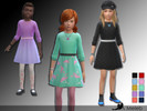 Sims 4 — Kids 'In The Garden' Dress by meleb — Kids long and flowing dress to wear while playing in the garden. Comes in