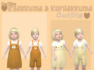 Sims 4 — Rilakkuma & Korilakkuma Outfits by GeniSims — This is my first CC ever. Some outfits for the toddlers of