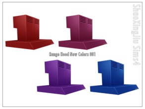 Sims 4 — Range Hood New Colors 001 by jeisse197 — 4 recolor in, hope you like it! Category : Objects Please do not modify