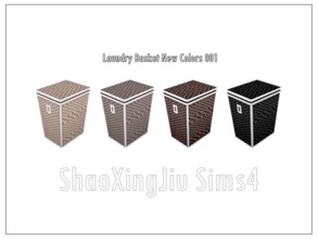 Sims 4 — Laundry Basket New Colors 001 by jeisse197 — 4 recolor in, hope you like it! Category : Objects Please do not