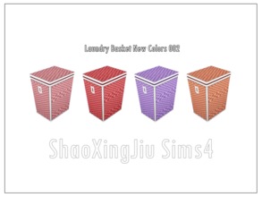 Sims 4 — Laundry Basket New Colors 002 by jeisse197 — 4 recolor in, hope you like it! Category : Objects Please do not