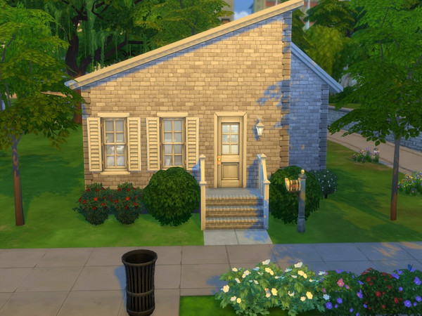 Sims 4 — Comfy Cubby by buffyangel2000 — Sim home from Newcrest lot Comfy Cubby with one bedroom and one bathroom. *** NO