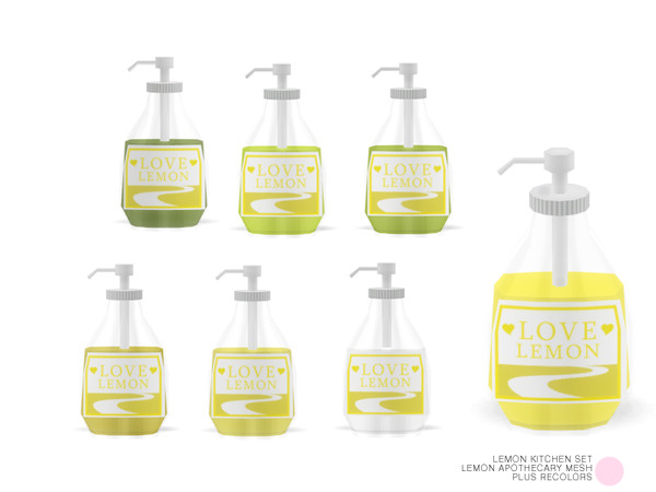 Sims 4 — Lemon Apothecary Mesh by DOT — Lemon Apothecary Mesh by DOT of The Sims Resource