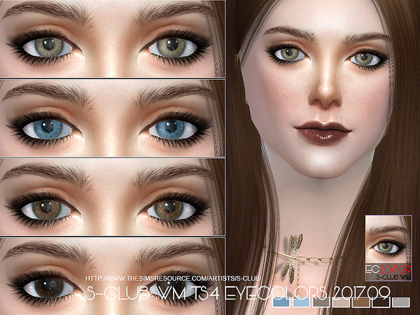 Sims 4 — S-Club WM ts4 Eyecolors 201709  by S-Club —  Eyecolors for all age , 7 colors, thanks!