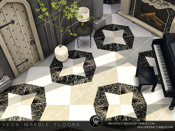 Sims 4 — VEOX Marble Floors by Pralinesims — By Pralinesims
