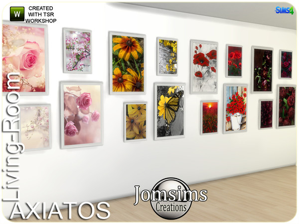 Sims 4 — axiatos wall paintings 1 by jomsims — axiatos wall paintings 1