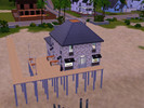 Sims 3 — Beach Bakery by CurryMan46 — A Bakery on a boardwalk. It includes, A bakery (duh), a boys and girls bathroom, an