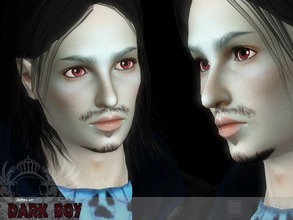 Sims 3 — Dark boy beard by Shushilda2 — Clothing and genetics set for tough guys