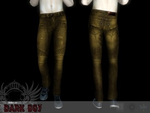 Sims 3 — Dark boy bottom #2 by Shushilda2 — Clothing and genetics set for tough guys Bottom: - new mesh - recolorable