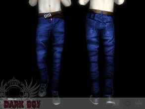 Sims 3 — Dark boy bottom #3 by Shushilda2 — Clothing and genetics set for tough guys Bottom: - new mesh - recolorable
