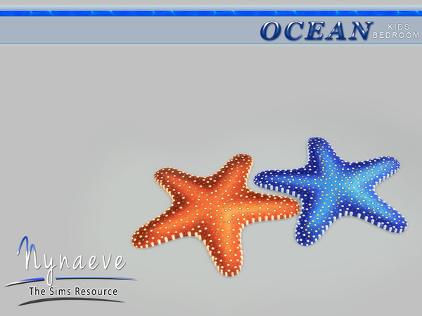 Sims 4 — Ocean Kids Starfish Rug by NynaeveDesign — Ocean Kids Bedroom - Starfish Rug Located in: Decor - Rugs Price: 53