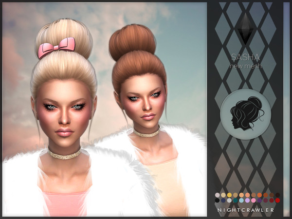 Sims 4 — Nightcrawler-Sasha by Nightcrawler_Sims — NEW MESH TF/EF Smooth bone assignment All lods Ambient occlusion