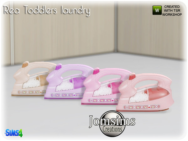 Sims 4 — rea toddlers kids laundry iron by jomsims — rea toddlers kids laundry iron