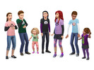 Sims 4 — Lucas Arts Top Set - Kids/Toddlers by Whistlebinky — A set of tops for your Sim children and toddlers that