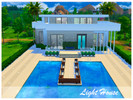 Sims 4 — Light House (No CC) by kaito_nikura — Simple and beautiful modern house full of light.