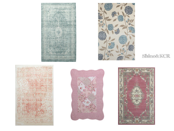 Sims 4 — Shabby Chic Dining - Rug by ShinoKCR — A Sample of Shabby Chic Furniture for your Simmies!